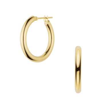 ゴールド フープピアス