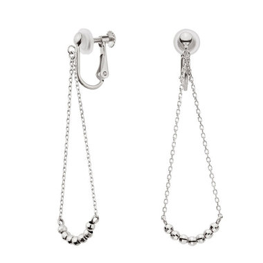 ホワイトゴールドイヤリング