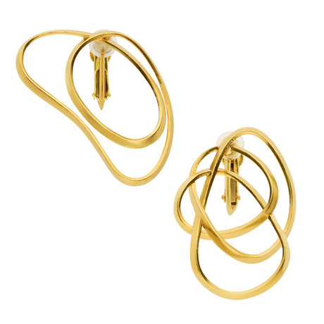 イエローゴールドイヤリングKM8E0133__SI