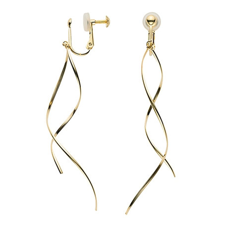 ゴールド イヤリング(クリスマスジュエリー)