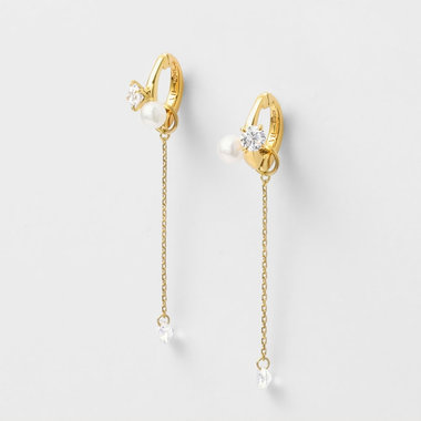 淡水パール 2WAYイヤリング