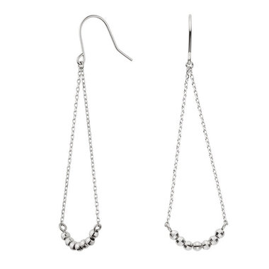 ホワイトゴールド ピアス