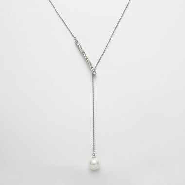 貝パール スライドネックレス