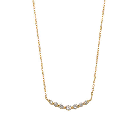 ダイヤモンド リュール ネックレス(クリスマスジュエリー)