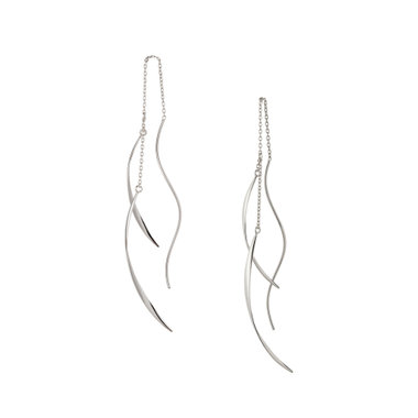 ホワイトゴールド ピアス