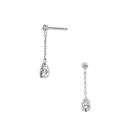 ダイヤモンド ピアス(クリスマスジュエリー)