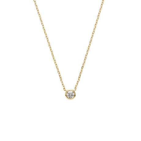 ダイヤモンド セルクル ネックレス(クリスマスジュエリー)