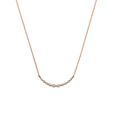 ダイヤモンド リュール ネックレス(クリスマスジュエリー)