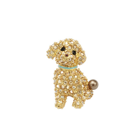 【フェイラーコラボレーション】ブローチ・ハンカチセット