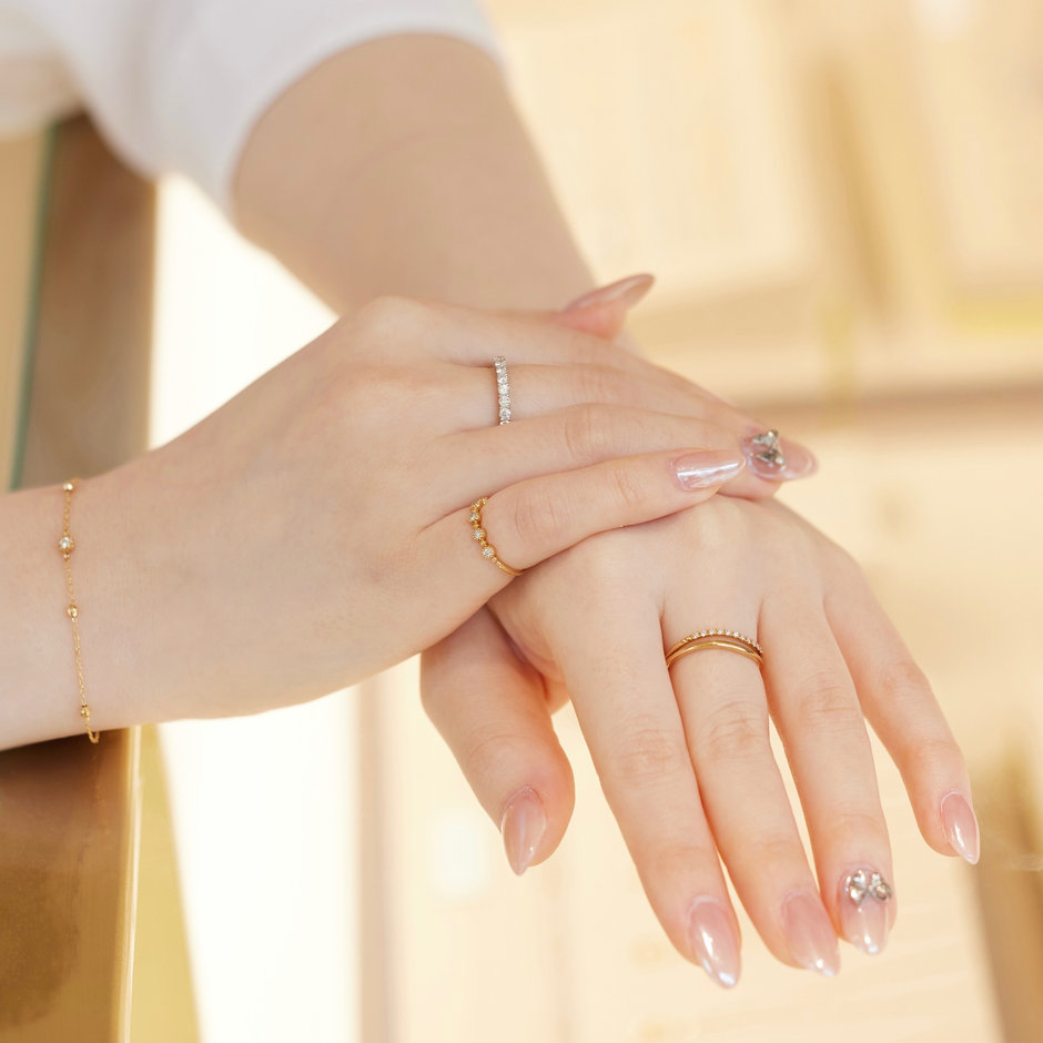 ヴァンドーム青山　10K 17号〜17.5号　チェーンリング　喜平 ヴァンドーム青山 10K 17号〜17.5号 チェーンリング 喜平 ｜ヴァン