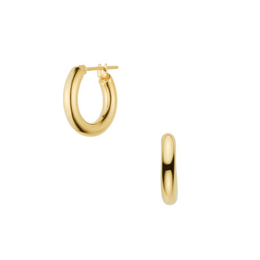 ゴールド フープピアス