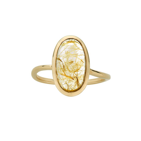 ルチルクォーツ リング