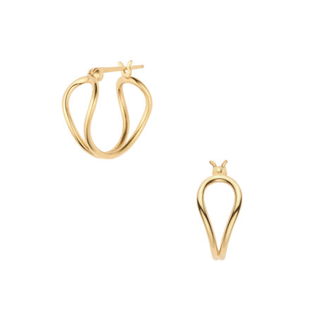 ゴールドカラー ピアス