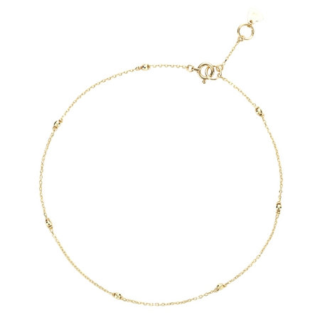 イエローゴールド アンクレット