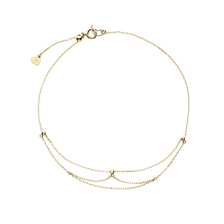 イエローゴールド アンクレット