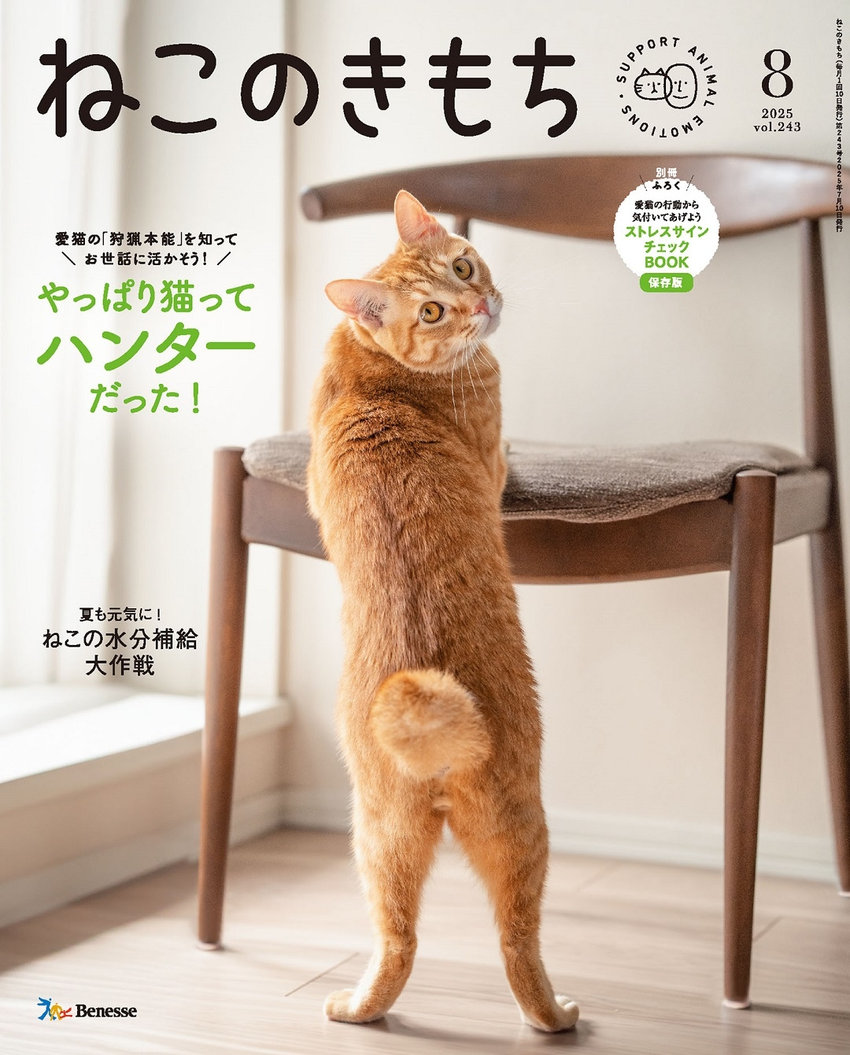 ねこのきもち 8月号（7月10日発売）