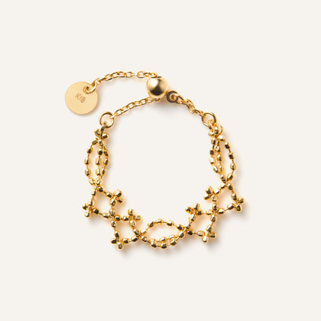 エクラレース ゴールド チェーンリング