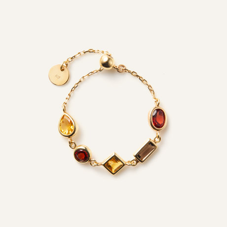 コニャックカラー チェーンリング