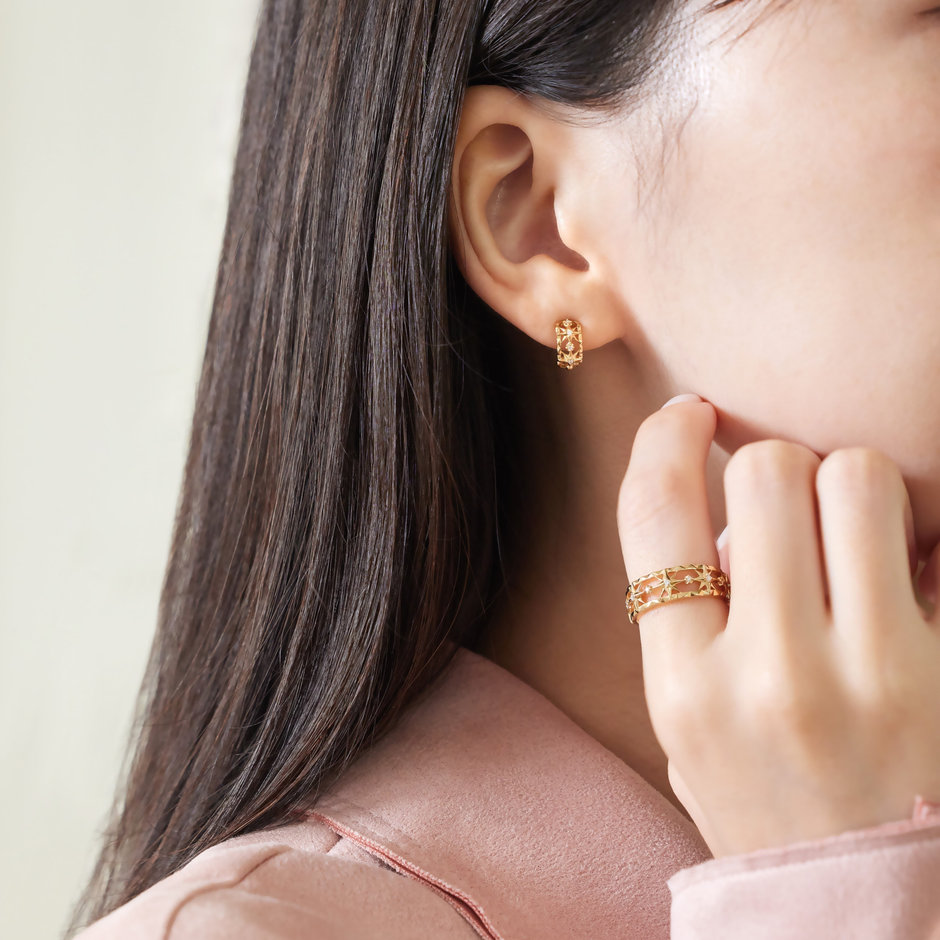 ヴァンドーム青山　18Kダイヤモンドネックレス　ピアス ヴァンドーム青山 18Kダイヤモンドネックレス ピアス ヴァンドーム青山