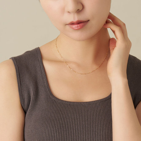 ゴールド チェーンネックレス・40cm