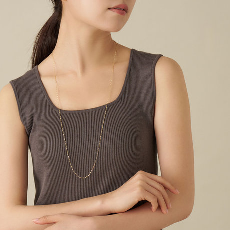 ゴールド チェーンネックレス・80cm