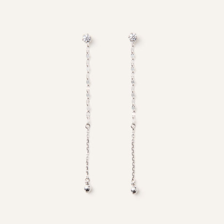 3WAY キュービックジルコニア ピアス