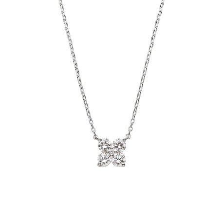 ダイヤモンド カローラ ネックレス 0.42ct