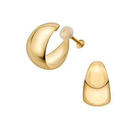 ゴールド フープ イヤリング