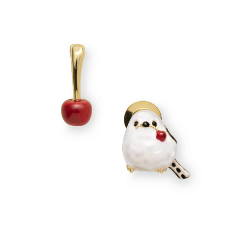 【フェイラーコラボレーション】ブローチ・ハンカチセット