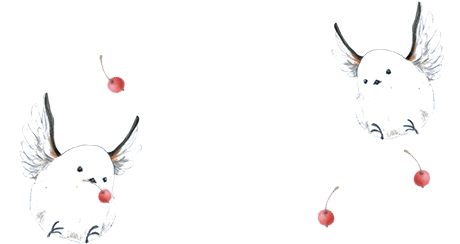 飛んでくるシマエナガ