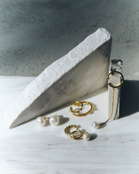 プラスヴァンドーム PEARL イヤリング ピアス