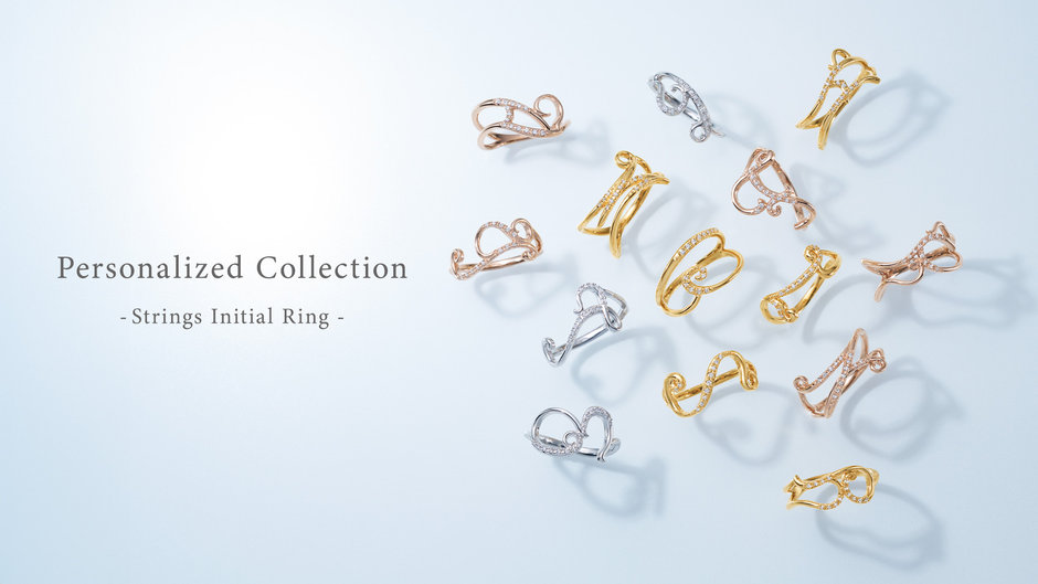 Strings Initial Ring｜ストリングスイニシャルリング｜ヴァンドーム