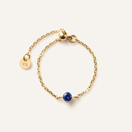 サファイア チェーンリング