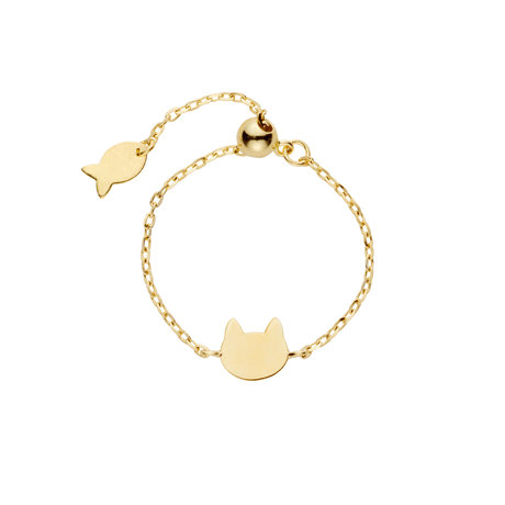 ねこ チェーンリング