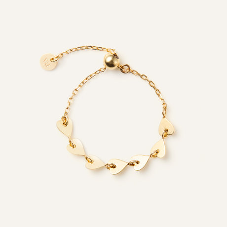 ゴールド チェーンリング