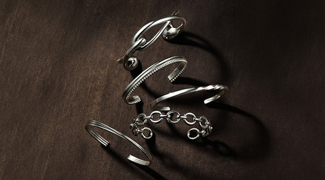 シルバー925 人気のバングル