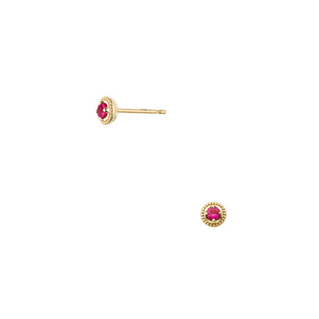 ルビー ピアス