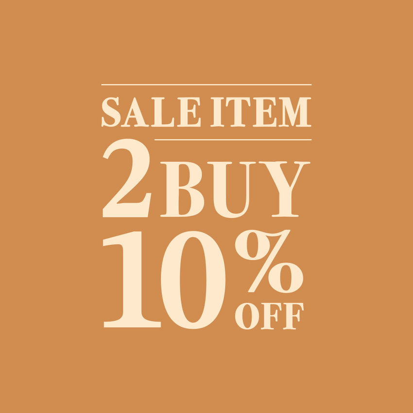 セールアイテム 2BUY 10%OFF！
