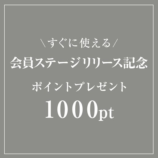 VENDOME ONLINE STORE 1000ポイントプレゼント